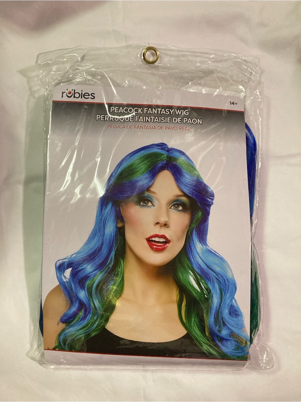 Rubies Peacock, Blue & Green, Fantasy Costume Wig